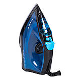 Ручна парова праска 1600 Вт із керамічним покриттям для одягу Синій Sokany SK-11005, фото 4