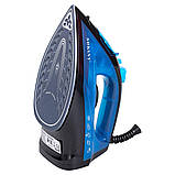 Ручна парова праска 1600 Вт із керамічним покриттям для одягу Синій Sokany SK-11005, фото 5