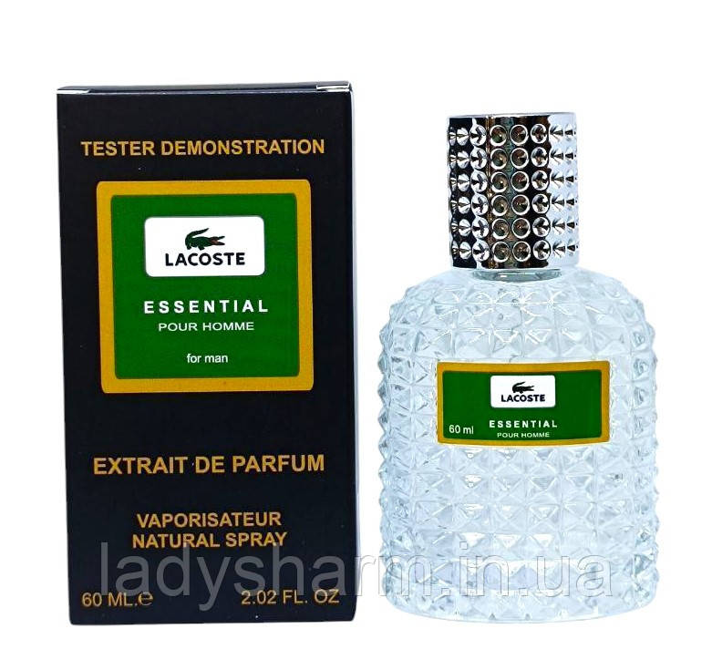 Тестер VIP Lacoste Essential ( Лакост Ессеншиал Пур Хом), чоловічі 60 мл, фото 1