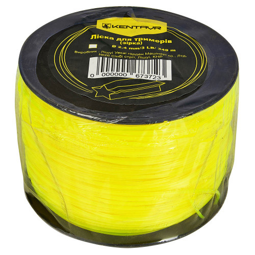 Волосінь для тримерів у бухті Кентавр (зирка) 2.4 mm*3LB (349 м)