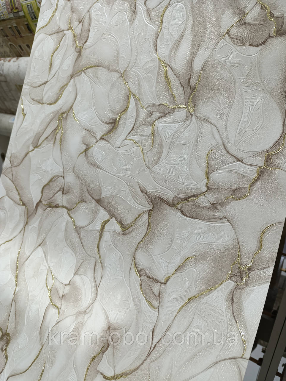 Слов'янські Шпалери КФТП винілові на паперовій основі супер мийка 10м*0,53 9В49 5829-01, фото 1