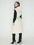 Стильний жіночій  подовжений демісезонний жилет 'Злата'', фото 3