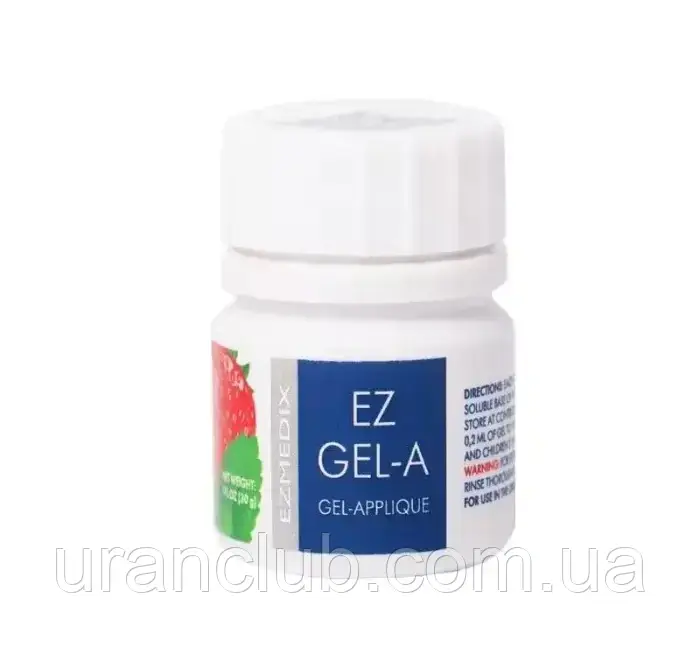 EZ Gel-A, 30 мл (Ezmedix) Аплікаційний топік-гель для місцевої анестезії