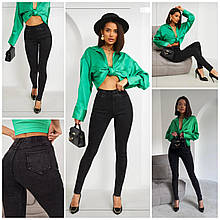 Неймовірні жіночі джегінси, тканина "Джинс" 42, 44, 46, 48, 50, 52 розмір 42