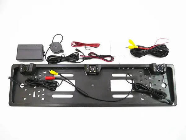 Рамка з камерою заднього виду R314 +Парктроник, фото 1