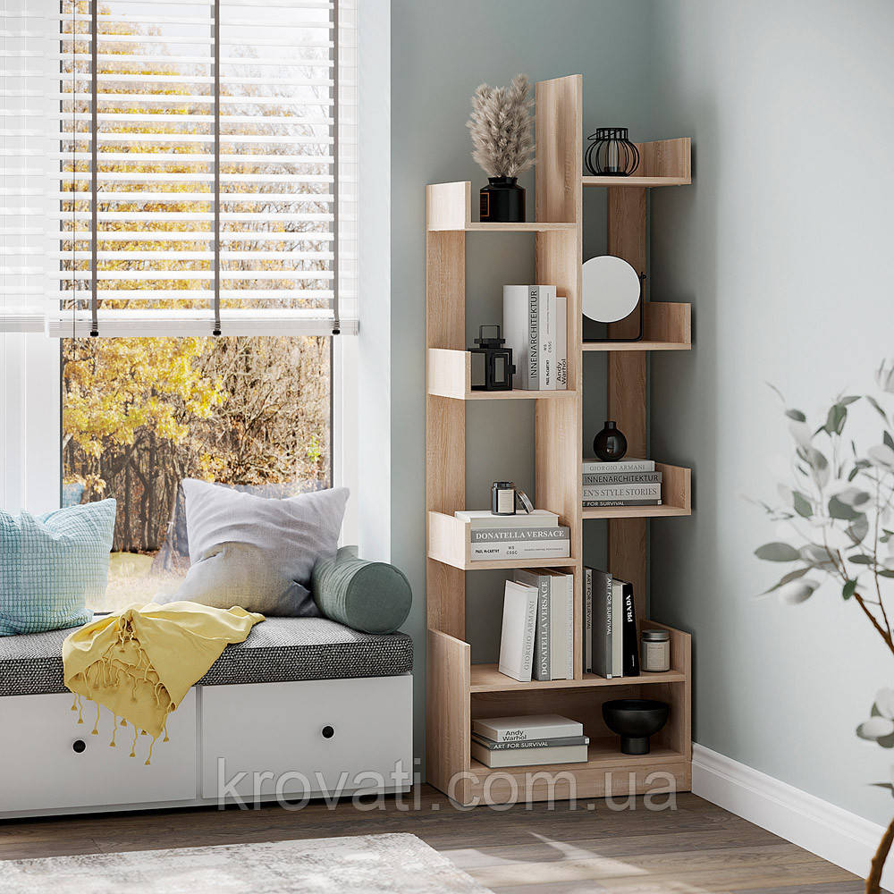 Полиця-стелаж П-39, Компаніт, Дуб Сонома