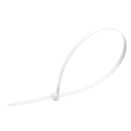 Хомут пластиковий 2,5(3,0)*250мм білий 100шт/уп INEGVA, фото 1