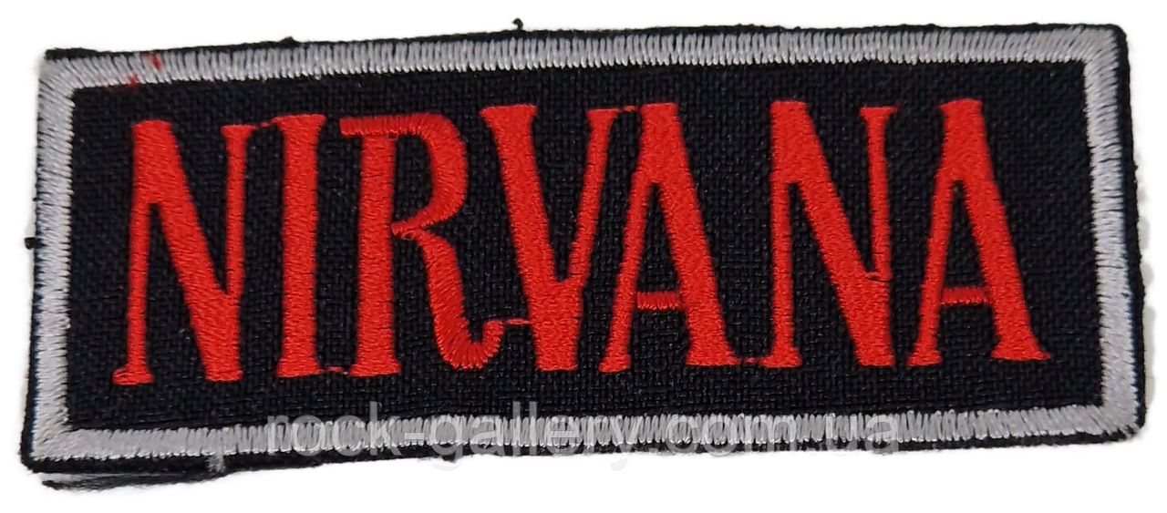 Нашівка "Nirvana " 7,5 см х 3 см
