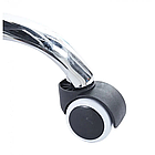 Офісне комп'ютерне крісло з сітчастою спинкою на колесах Бонро BN-002-2 сіре, фото 6