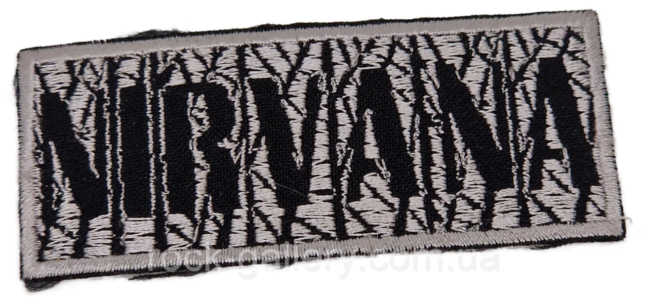 Нашівка "Nirvana " 9 см х 4 см