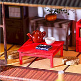 Румбокс Китайський чайний будиночок Інтер'єрний конструктор Roombox Chinese Tea House Garden Wooden Miniature BM-850, фото 5