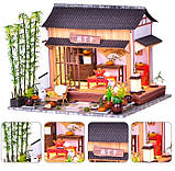 Румбокс Китайський чайний будиночок Інтер'єрний конструктор Roombox Chinese Tea House Garden Wooden Miniature BM-850, фото 7