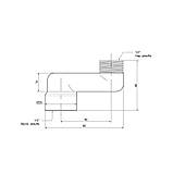 Ексцентрик радіаторний Icma 1/2"х4 см №720, фото 3