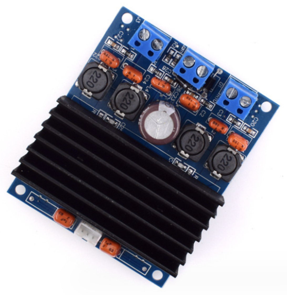 Стерео підсилювач TDA7492 2х50Вт, 10-26В