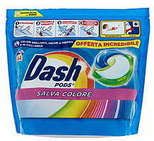 Пральні капсули Dash SALVA COLORE 64капс