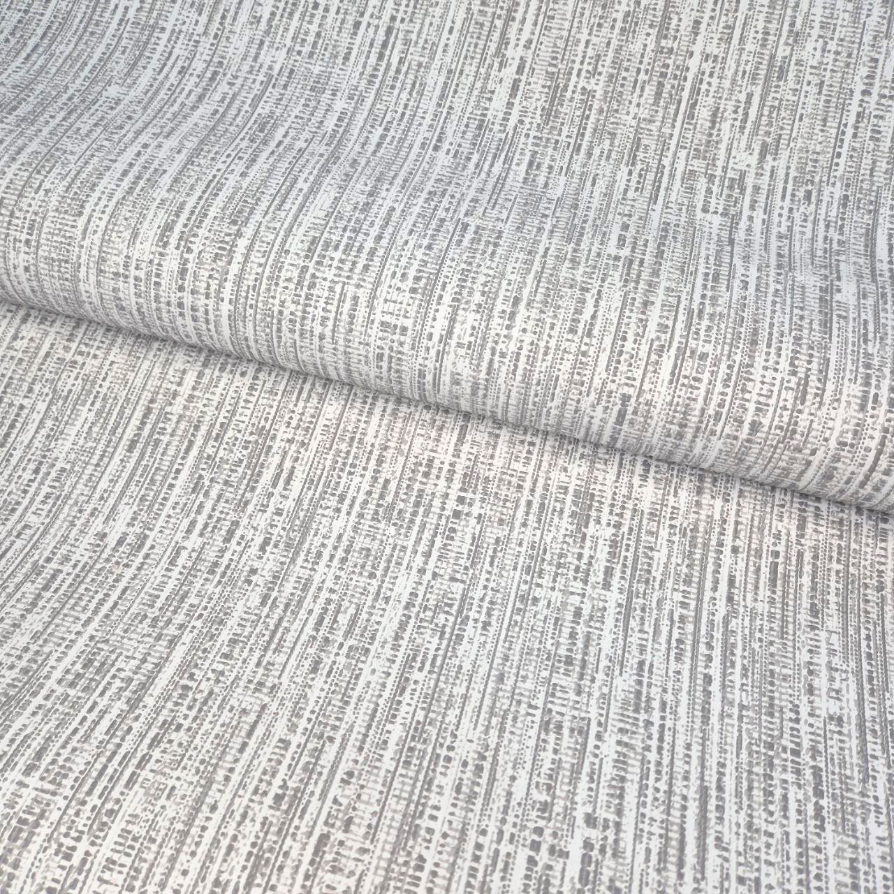 Шпалери вінілові 10.05 × 1.06 м Слов’янські шпалери 1248-03, сірі однотонні у вітальню, спальню, коридор, дитячу кімнату, фото 1