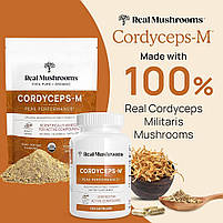 Real Mushrooms Cordyceps / Кордицепс органік 120 капсул. BX4490, фото 6