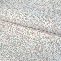 Шпалери вінілові 10.05 × 1.06 м Слов’янські шпалери 1249-02, молочні з бежевим відтінком у вітальню,спальню,коридор,дитячу кімнату