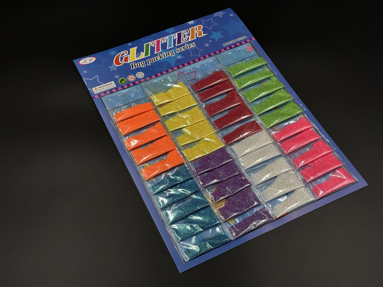 Набір блискіток 8 кольорів (40шт).