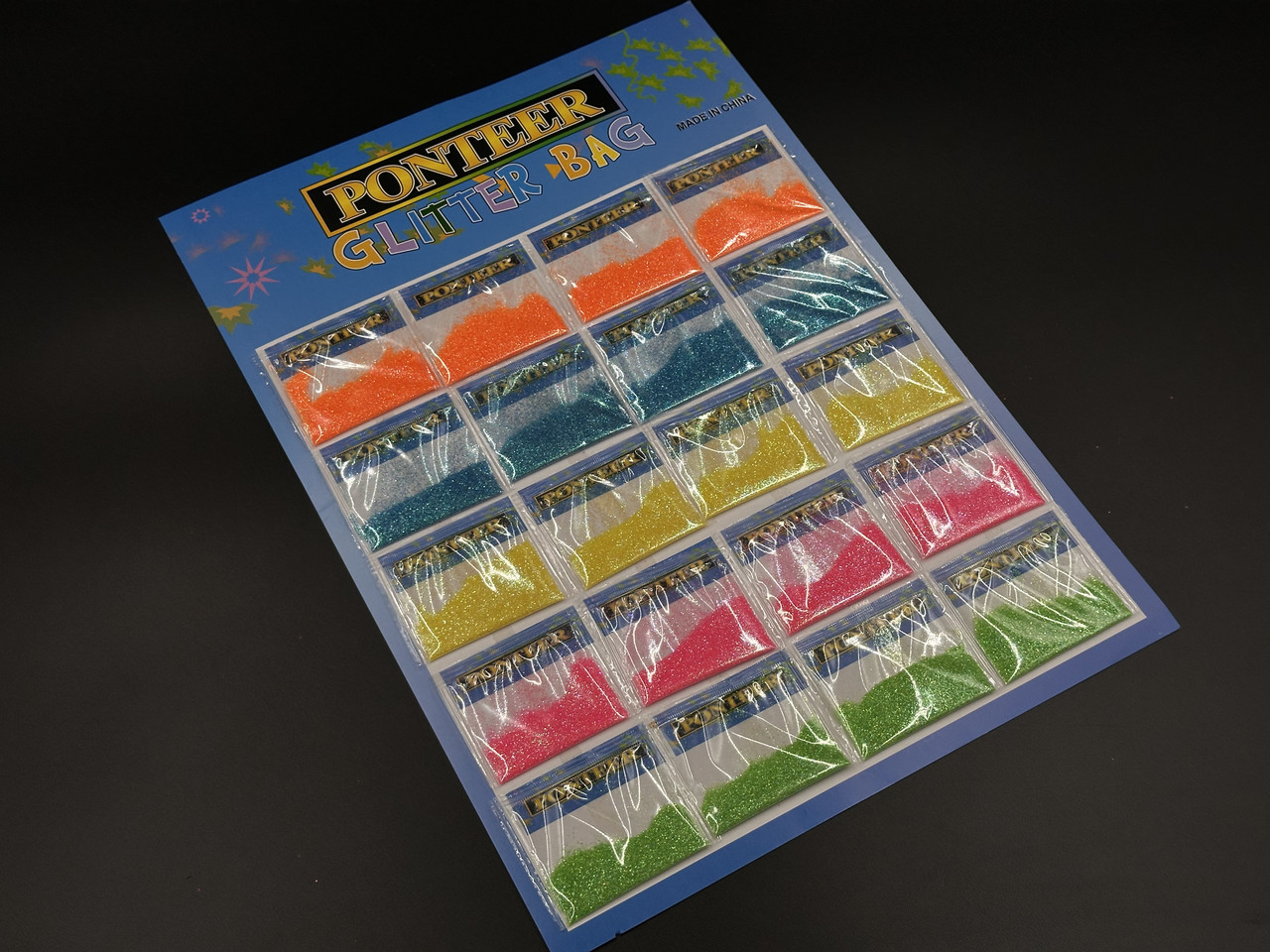 Набір блискіток 5 кольорів (20шт).