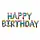 Надувні кульки HAPPY BIRTHDAY. Колір різнокольоровий. 29см, фото 3