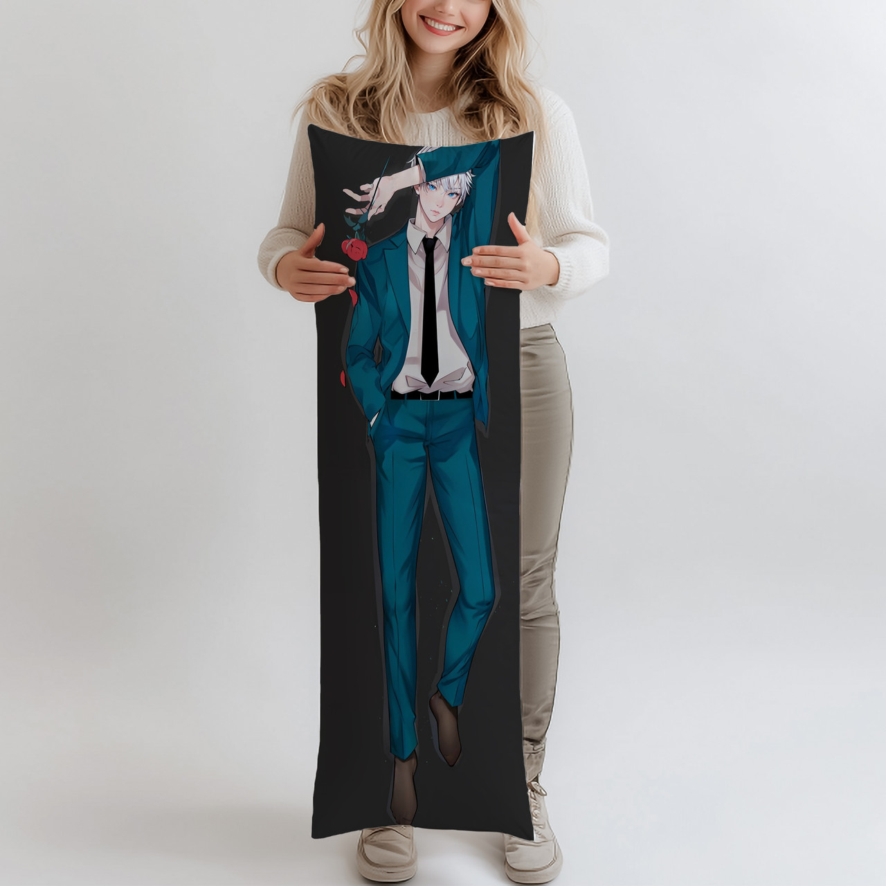 Дакімакура Годжо Сатору, (подушка обіймашка) 120*40 см