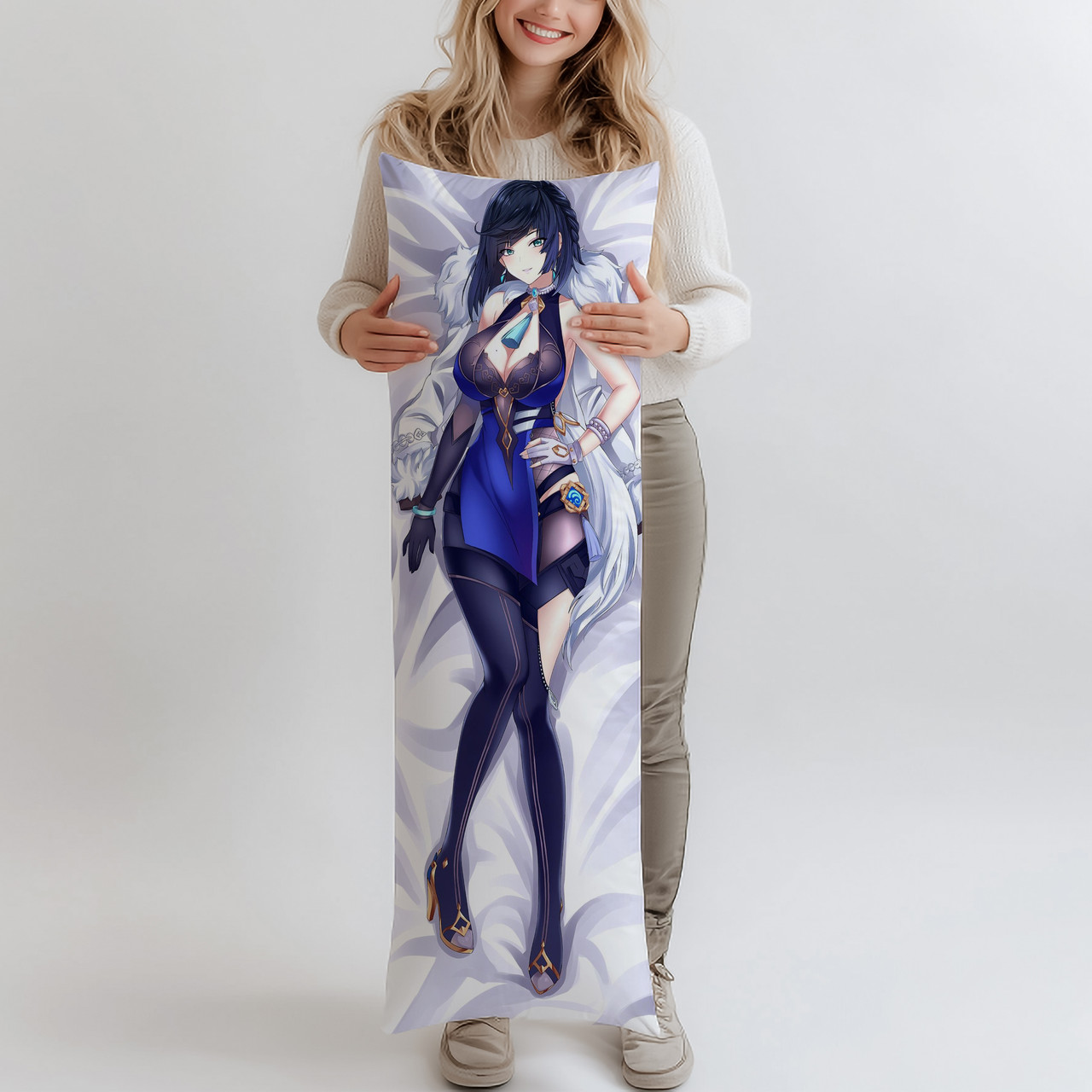 Дакімакура Елань Yelan Геншин, (подушка обіймашка) 120*40 см