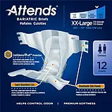 Баріатричні підгузники-труси для дорослих Attends Bariatric brief XXl 12шт, фото 4