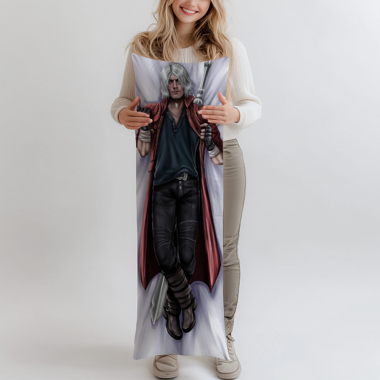 Дакімакура Данте, (подушка обіймашка) 120*40 см