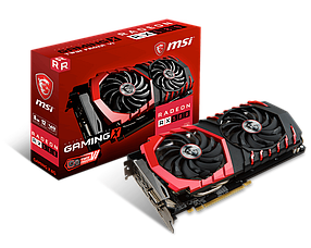 Відеокарта AMD Radeon RX 580 8GB MSI Gaming X (RX 580 GAMING X 8G) Б/В