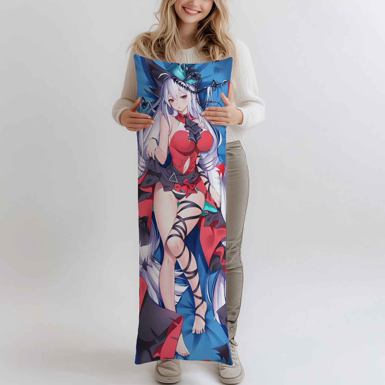 Дакімакура SKADI Arknights, (подушка обіймашка) 120*40 см