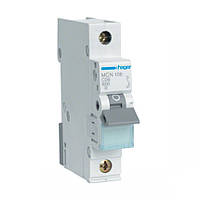 Hager MCN106 однофазний автоматичний вимикач 1P 6kA C-6A 1M
