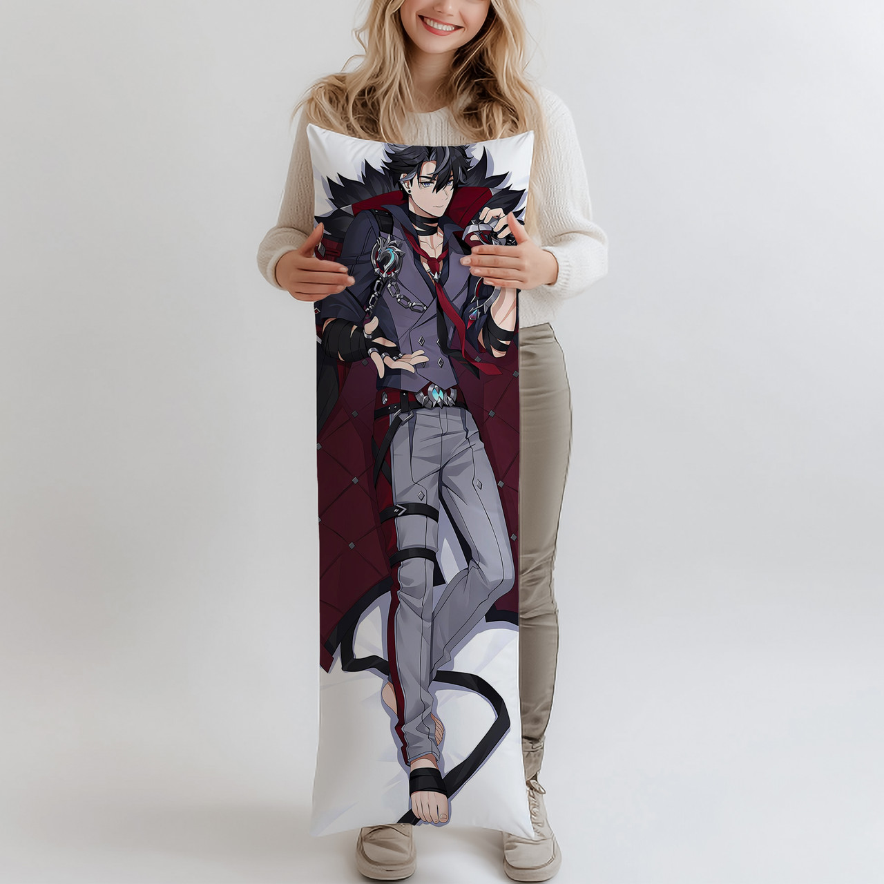 Дакімакура Різлі, Геншин, (подушка обіймашка) 120*40 см