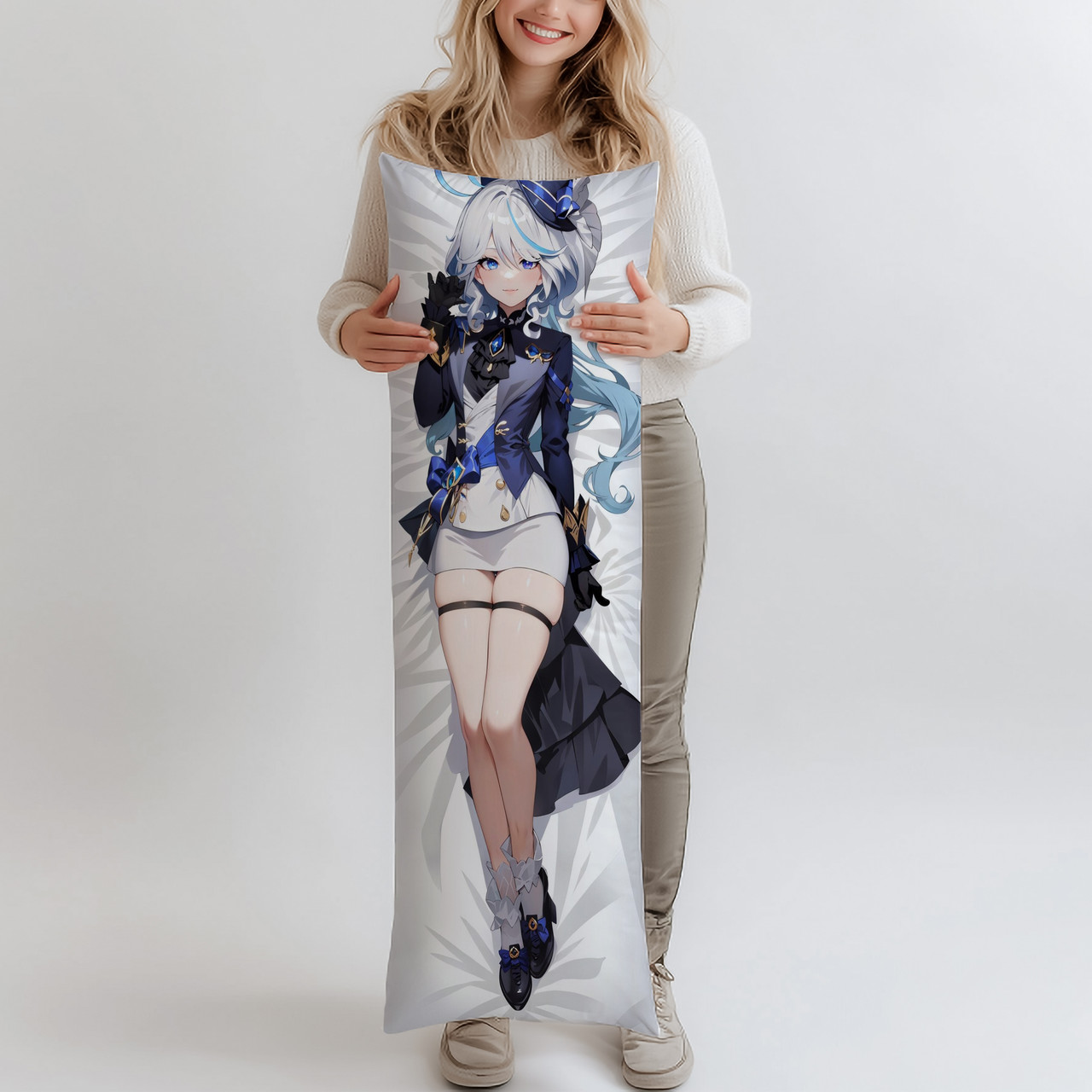 Дакімакура Фуріна Геншин 2, (подушка обіймашка) 120*40 см