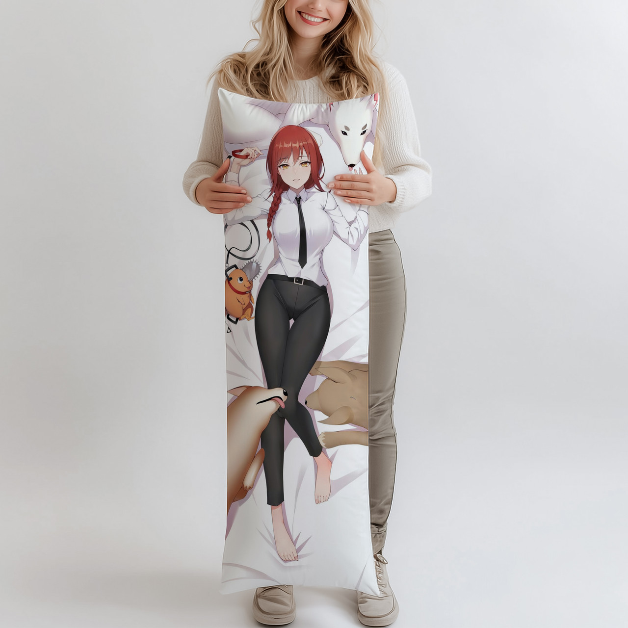 Дакімакура Макіма, (подушка обіймашка) 120*40 см