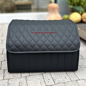 Преміум органайзер в багажник із вишивкою Range Rover, чорний, 50 см