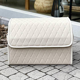 Преміум органайзер у багажник, бежевий 50 см