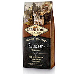 Carnilove Adult Raindeer з м'ясом північного оленя для дорослих собак всіх порід 1.5кг