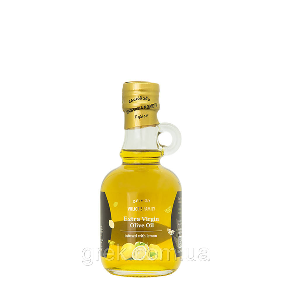 Оливкова олія extra virgin з лимоном Voliotis Family 250 мл, фото 1