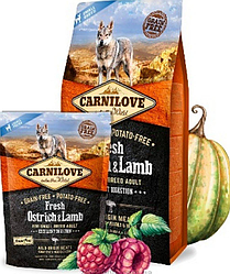 Carnilove Fresh Ostrich & Lamb for Small Breed Dogs для собак малих порід страус і ягня, 1.5кг