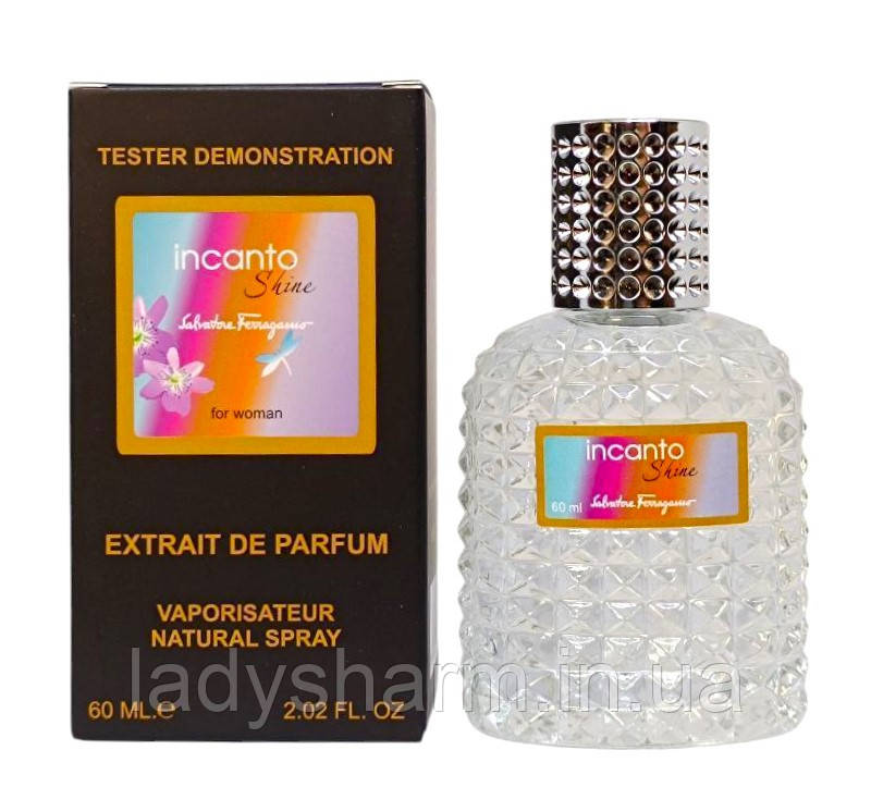 Тестер VIP Salvatore Ferragamo Incanto Shine (Сальватор Феррагмо Інканто Шайн), жіночі 60 мл, фото 1