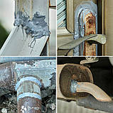 Клей для металу двокомпонентний 100г - Kafuter metal glue strong - міцний клей для металу, фото 3