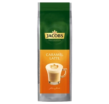 ОРИГІНАЛ! Напій кавовий розчинний Jacobs Caramel Latte (Якобз 3 в 1 Карамель Латте) 1000г, для кавомашин та вендинга