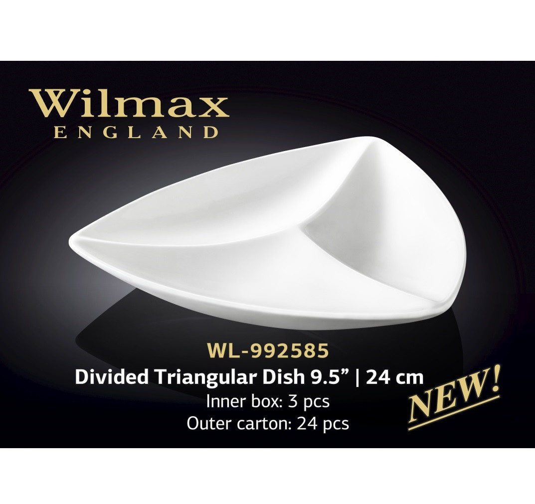 Менажница трикутна Wilmax 24 см WL-992585 / A