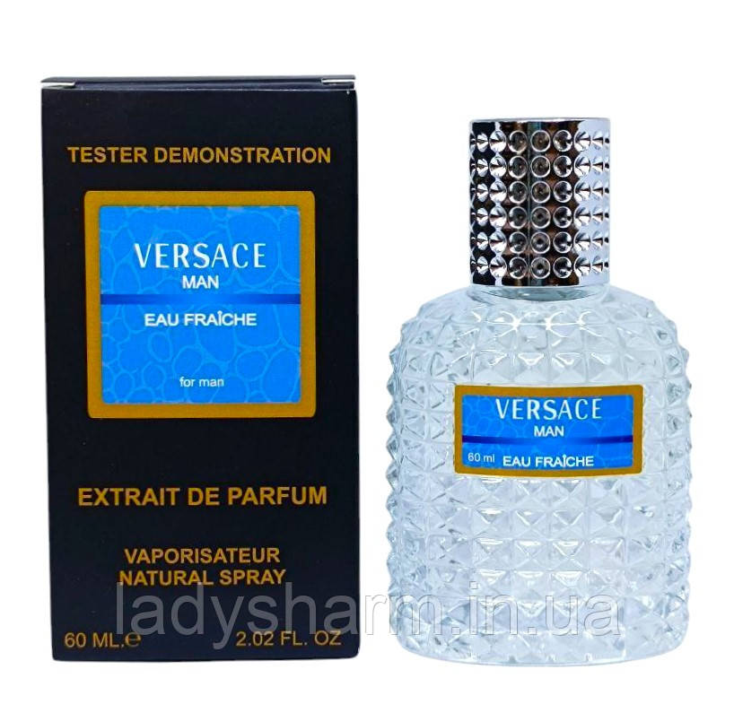 Тестер VIP Versace Man Eau Fraiche ( Версаче Мен еу Фреш), чоловічі 60 мл, фото 1