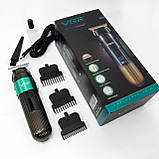 Електрична машинка для стрижки побутова VGR, Машинка для різних стрижок акумуляторна JZ-70, фото 8