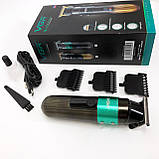 Електрична машинка для стрижки побутова VGR, Машинка для різних стрижок акумуляторна JZ-70, фото 3