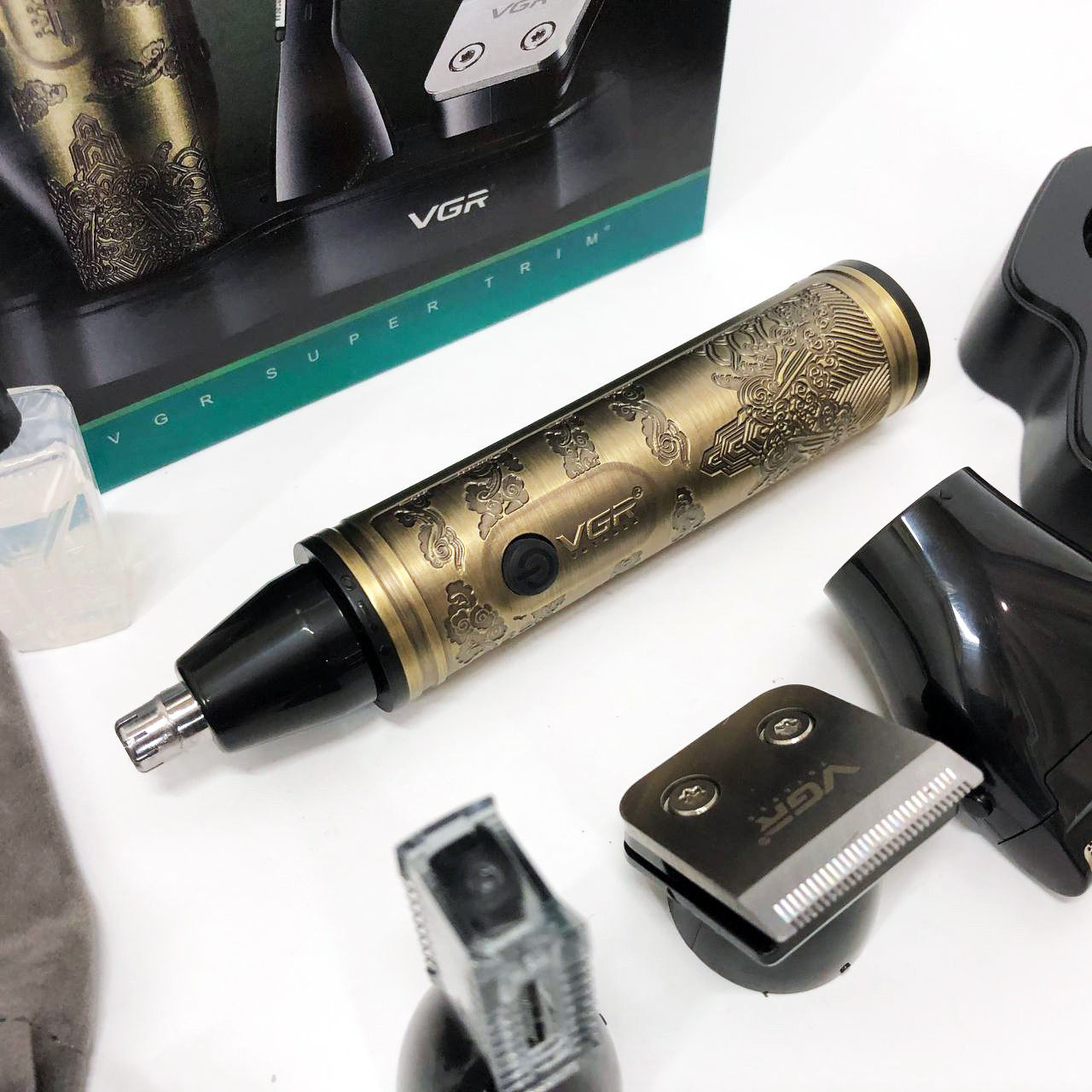 Бритва для вологого видалення волосся, Електробритва, Електробритва для стрижки бороди і волосся LM-71, фото 1