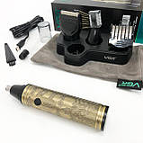 Бритва для вологого видалення волосся, Електробритва, Електробритва для стрижки бороди і волосся LM-71, фото 9