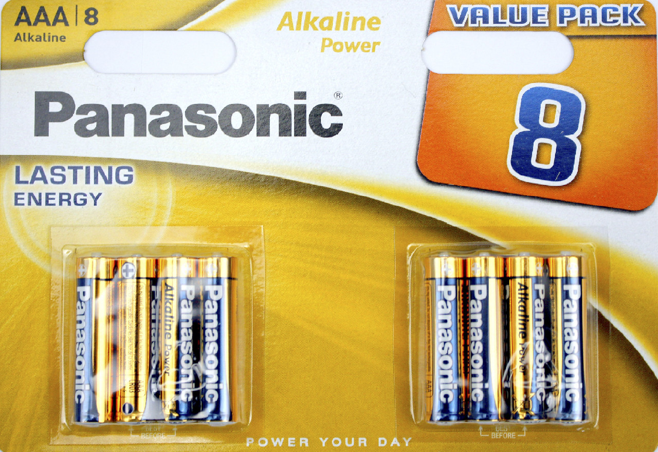 Батарейки Panasonic Alkaline Power LR-03/блістер 8шт(12), фото 1